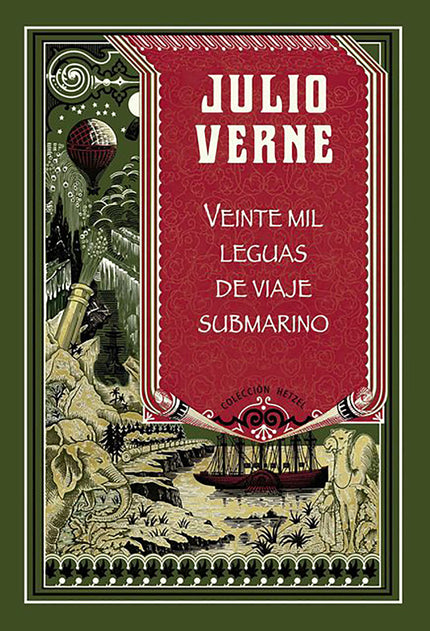 VEINTE MIL LEGUAS DE VIAJE SUBMARINO - Julio Verne - TAPA DURA