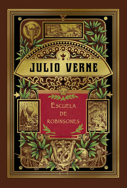 ESCUELA DE ROBINSONES (HETZEL) - Julio Verne - Tapa dura