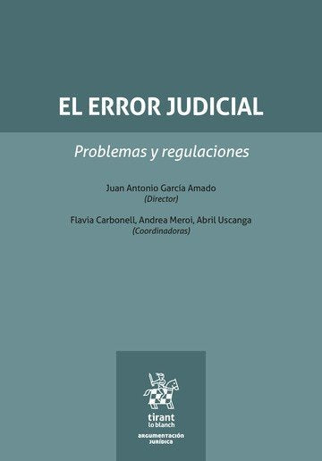 El error judicial - Juan Antonio Garcia Amado - Tapa blanda