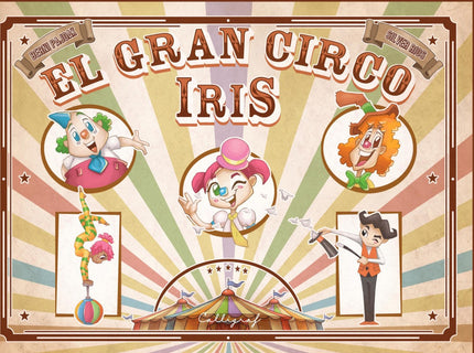 Libro El Gran Circo Iris: Toni, el protagonista de El Gran Circo Iris es un chico tímido, apasionado y con mucho talento. Su hermana Sara le apoya día tras día y en el momento oportuno le anima, para que Toni cumpla uno de sus grandes sueños y se pueda convertir en el protagonista de una actuación de circo.