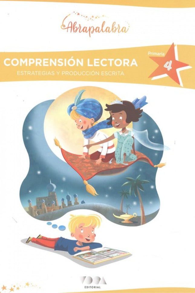 Portada del libro Estrategias De Comprensión Lectora 4 Primaria. Abrapalabra