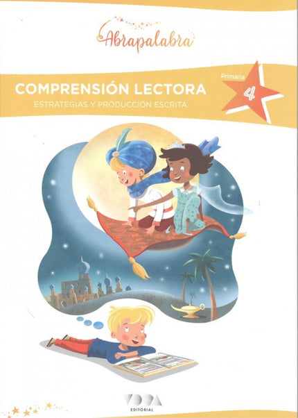 Portada del libro Estrategias De Comprensión Lectora 4 Primaria. Abrapalabra