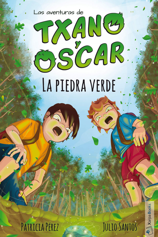 Libro La Piedra Verde: ¡Hola! Mi nombre es Txano y mi hermano mellizo se llama Óscar.