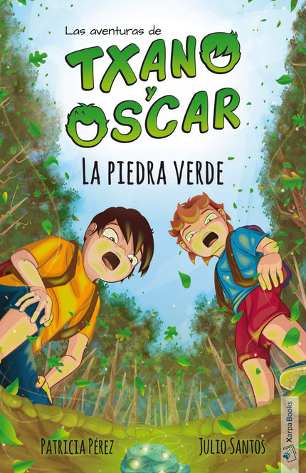 Libro La Piedra Verde: ¡Hola! Mi nombre es Txano y mi hermano mellizo se llama Óscar.