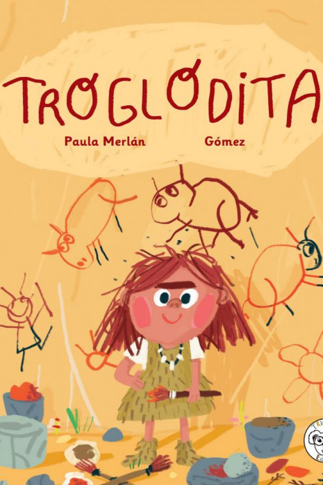 Libro Troglodita: Cuando Alicia, la troglodita, ve un anuncio en el periolítico del día solicitando ilustradora y pintora no duda en enviar su candidatura a Rupestre Pinturas. Su mayor sueño es pintar cuevas prehistóricas.