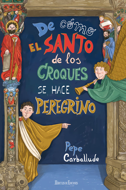 Libro De Cómo El Santo De Los Croques Se Hace Peregrino: Imaginad por un momento que la escultura pétrea del Maestro Mateo, popularmente conocida como El Santo de los Croques, y un par de figuras del Pórtico de la Gloria de la catedral de Compostela cobran vida y se ponen a hacer el camino de Santiago como unos peregrinos más. Ese es el argumento del presente libro, escrito con el humor, la ironía y la imaginación características del autor, que se muestra seguidor de una tradición literaria muy nuestra.