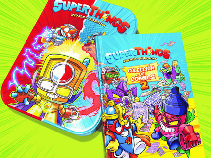 Libro Del Coleccionista De Cómics Superthings - Series 4, 5 Y Secret Spies