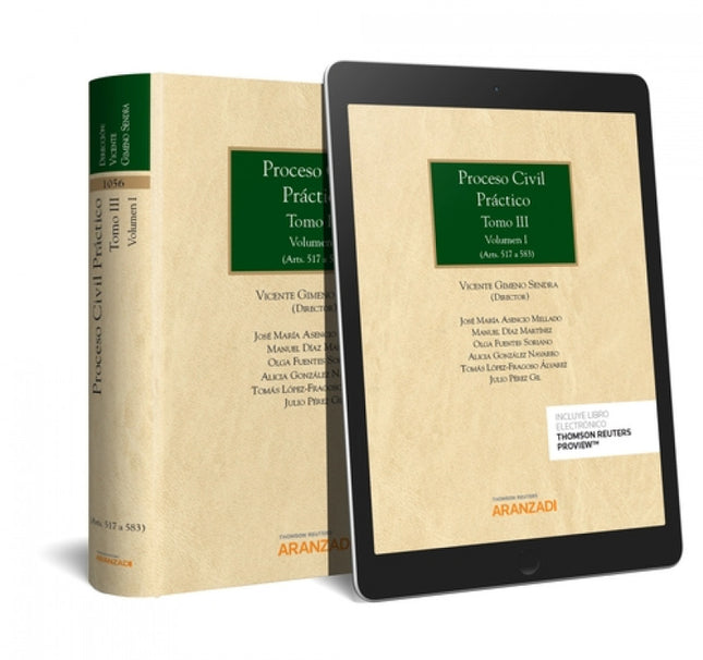 Portada del libro Proceso Civil Práctico, Tomo Iii. Volumen I Y Ii
