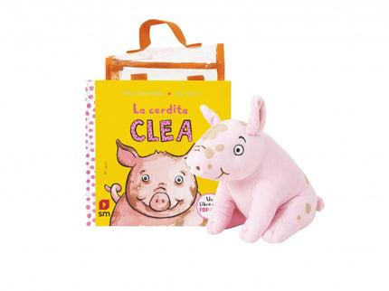 Libro Pack La Cerdita Clea: Este pack contiene el libro con pop-ups y un muñeco de la cerdita Clea, su personaje favorito.á