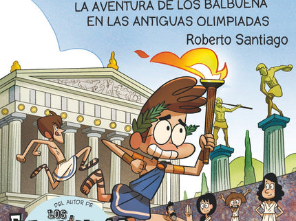 Libro La Aventura De Los Balbuena En Las Antiguas Olimpiadas: Los Balbuena caen en la antigua Grecia justo cuando están a punto de dar comienzo los juegos olímpicos. Sebas es elegido para participar en una de las pruebas más difíciles y peligrosas: la carrera de cuádrigas.
