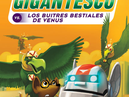 Libro Sito Kesito Y Su Robot Gigantesco Contra Los Buitres Bestiales De Venus: Sito y su robot han llegado tarde a cenar otra vez, y los padres de Sito no están muy contentos. Mandan a los chicos a la cama sin televisión, lo que les salva de caer hipnotizados por un extraño rayo.