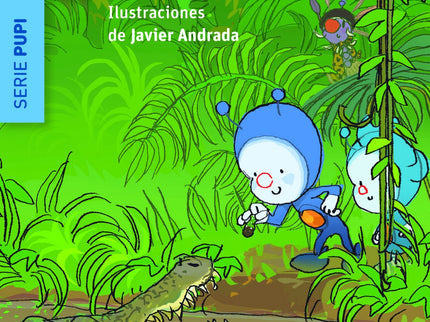 Libro Pupi Y Pompita En La Jungla: Pupi acaba de leer una noticia de lo más preocupante: los elefantes africanos están en peligro.áEl azuloide viajarááhasta la sabana junto conáPompita y toda la pandilla para salvar a los animales. Pero Pinchón tiene otros planes...á