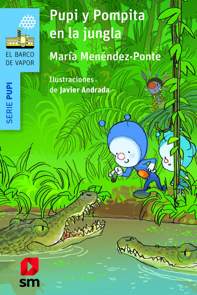 Libro Pupi Y Pompita En La Jungla: Pupi acaba de leer una noticia de lo más preocupante: los elefantes africanos están en peligro.áEl azuloide viajarááhasta la sabana junto conáPompita y toda la pandilla para salvar a los animales. Pero Pinchón tiene otros planes...á