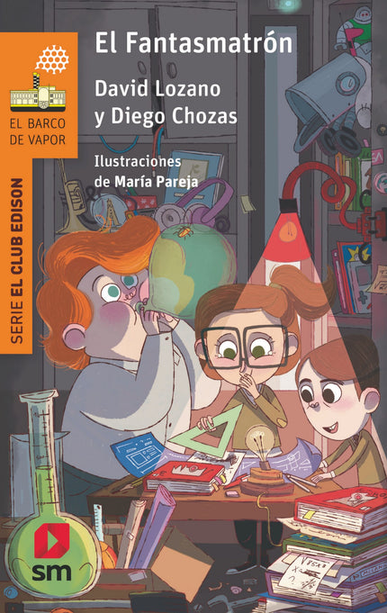 Libro El Fantasmatrón: Tediópolis es un lugar tan aburrido que el libro más leído es Vida y experiencias de una ostra, pero eso está a punto de cambiar. Julio, Salomón y Alba van a descubrir la forma de hacer que la gente se ría de nuevo.