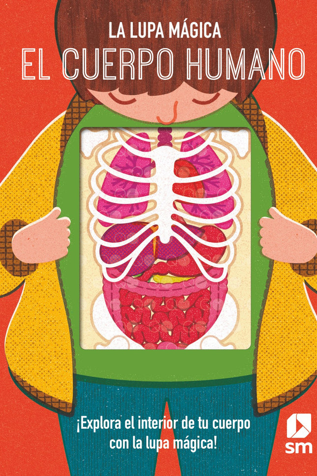 Libro El Cuerpo Humano: ¿Qué ocurre dentro de tu cuerpo cuando comes o te pones enfermo?Mueve la lupa mágica para ver cómo trabajan a diario tus músculos, órganos y células.¡Un libro interactivo para explorar el interior de tu cuerpo!