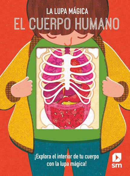 Libro El Cuerpo Humano: ¿Qué ocurre dentro de tu cuerpo cuando comes o te pones enfermo?Mueve la lupa mágica para ver cómo trabajan a diario tus músculos, órganos y células.¡Un libro interactivo para explorar el interior de tu cuerpo!