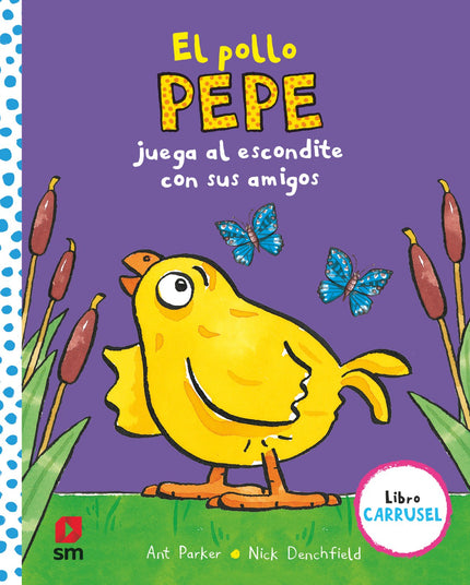 Libro El Pollo Pepe Juega Al Escondite Con Sus Amigos (libro Carrusel): Hoy el pollo Pepe juega al escondite con sus amigos. ¿Dónde estará cada uno de ellos?Un divertido libro carrusel con solapas y 3 escenas con grandes pop-ups en el que el niño deberá buscar a todos los amigos del pollo Pepe siguiendo las pistas que le da el texto.
