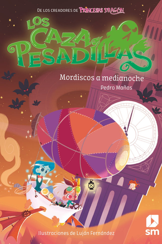 Libro Mordiscos A Medianoche: Los Cazapesadillas viven hambrientos y aburridos en la mansión de lord Mortimer. Nadie parece interesado en contratarlos para cazar monstruos.