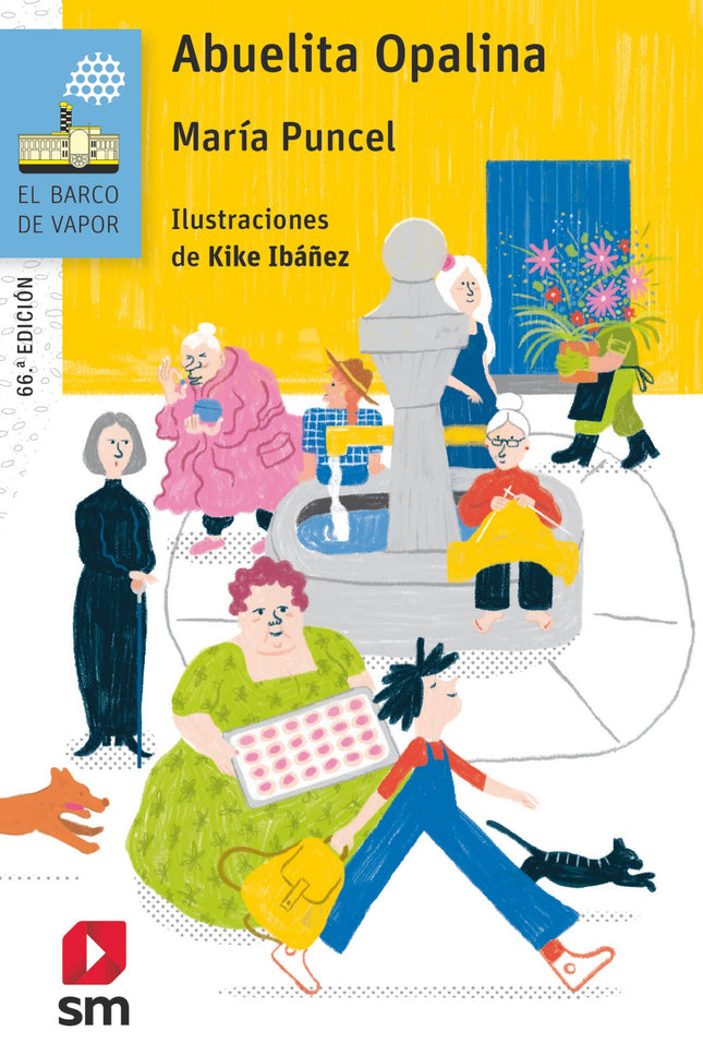 Libro Abuelita Opalina: La profesora Laura ha pedido a sus alumnos que escriban una redacción sobre sus abuelas. Pero ¿qué pasa si no tienes ninguna?