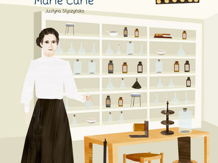 Libro Marie Curie: En este libro descubrirás quién era Marie Skodowska-Curie y en qué consistía su trabajo. Podrás resolver problemas simples de física, y adquirirás conocimientos básicos de química, todo de forma divertida.