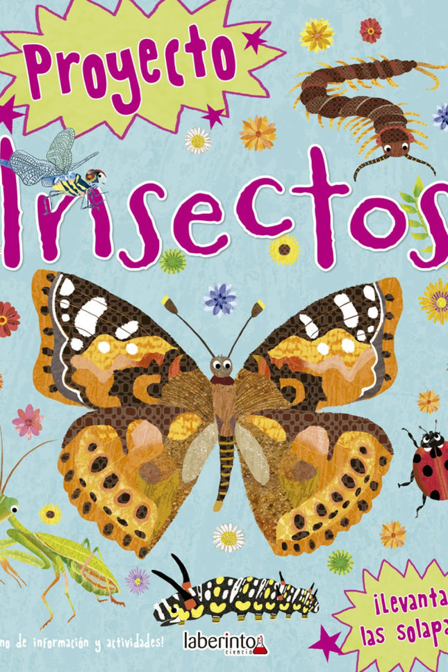 Libro Insecto: Conoce de cerca el maravilloso mundo de los insectos con este libro lleno de curiosidades superinteresantes y proyectos prácticos. íHaz tu propio aspirador de insectos, observa a los insectos que viven en un estanque y crea celdas de abeja hexagonales!