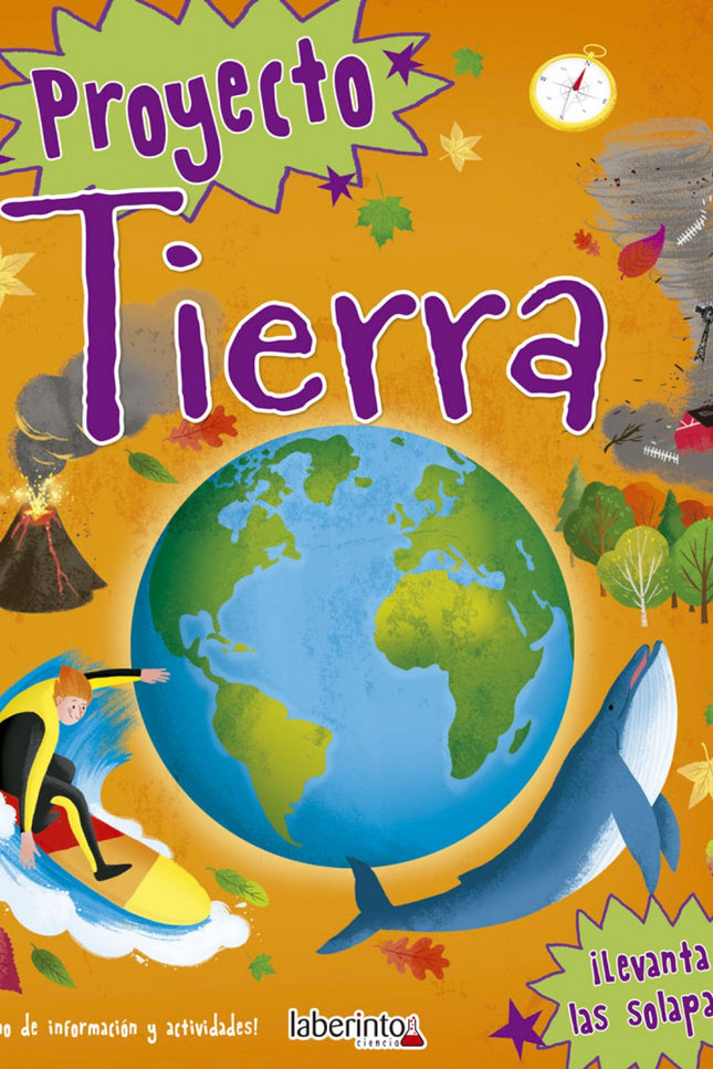 Libro Tierra: Descubre nuestro planeta único único con este libro lleno de curiosidades superinteresantes y proyectos prácticos. íRecrea el Big Bang, haz un sismómetro y construye una pila con patatas!