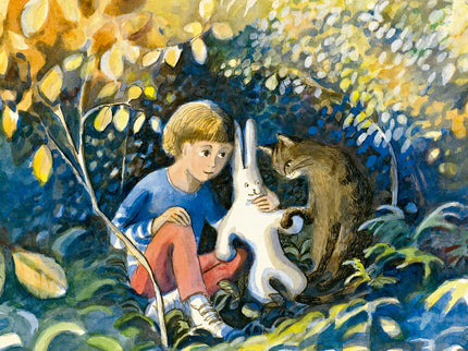 Libro Aventureros De La Tarde: A través de su texto poético y sugerentes ilustraciones, este precioso álbum se adentra en el mundo de fantasía de un niño. Acompañado de su gato (a ratos) y su conejo de peluche (siempre), Gaspar sale a observar la naturaleza del jardín de su casa.
