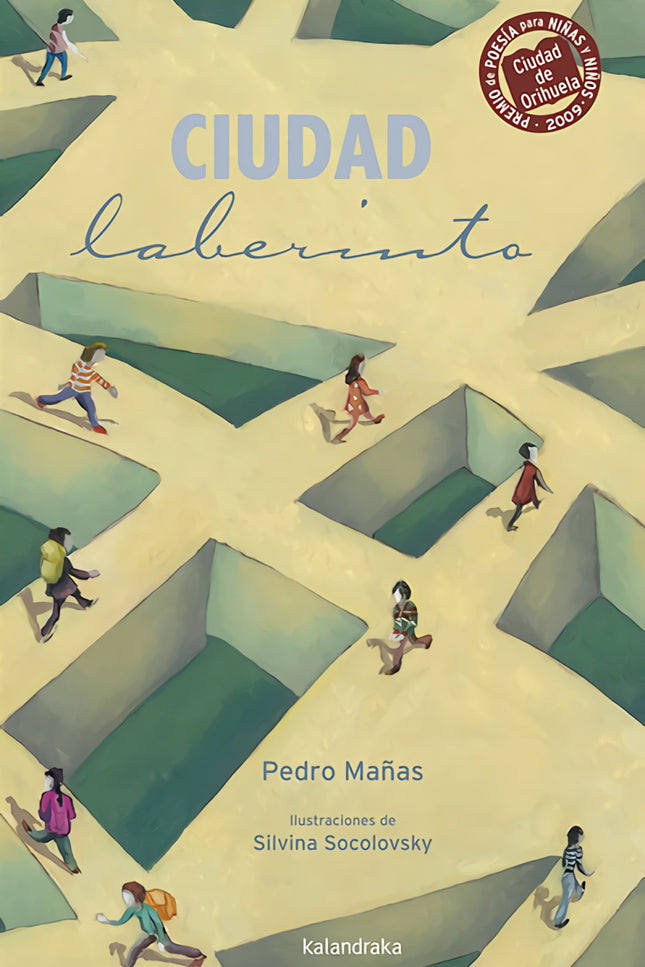Libro Ciudad Laberinto: Las 30 composiciones de este libro tratan una realidad cercana muy poco tratada desde el punto de vista poético: la ciudad en todas sus dimensiones. Los cambios estacionales, sus ruidos característicos, los personajes que la recorren o sus fiestas se plasman con un tono divertido.