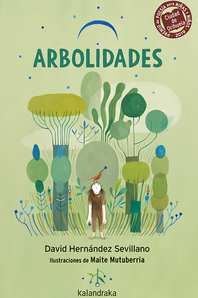 Libro Arbolidades: Hay grandes árboles como el ciprés y pequeños como el bonsai;hay árboles con nombres exóticos como el baobab, rotundos como el madroño, sonoros como el melojo. Los versos de «Arbolidades» nos transportan a los bosques: trama aérea de ramas que tiene su proyección subterránea en la red de raíces que les une, comunica y alimenta.