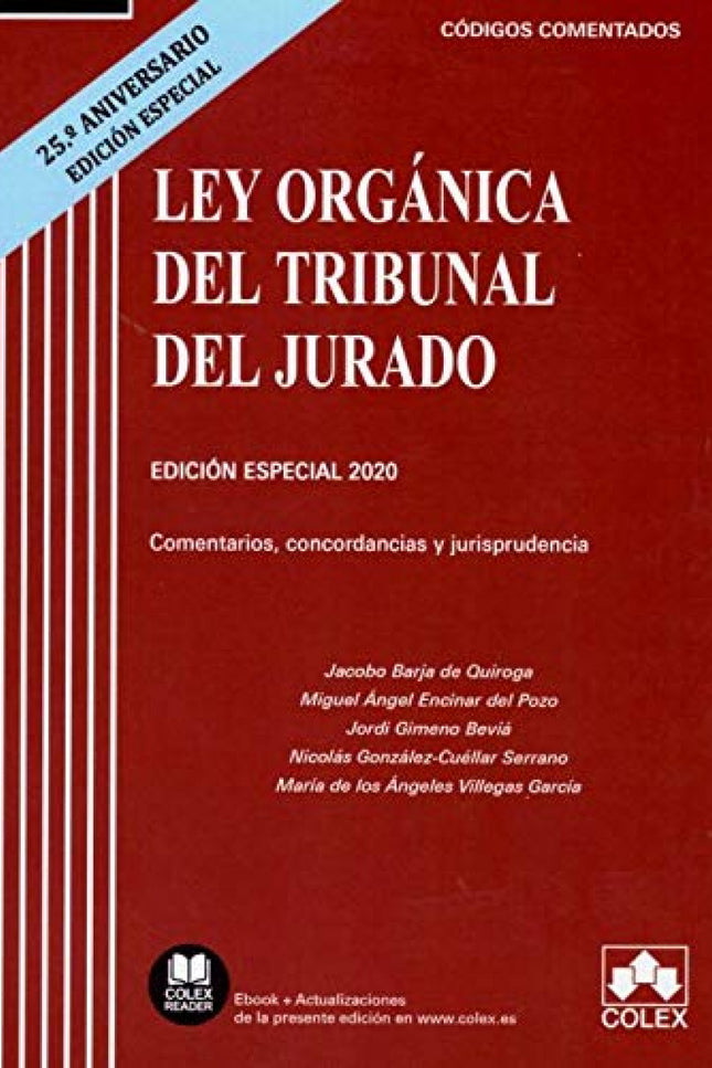 Ley Orgánica Del Tribunal Del Jurado - Código Comentado