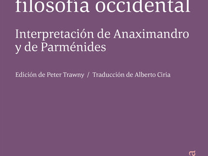 El Comienzo De La Filosofia Occidental