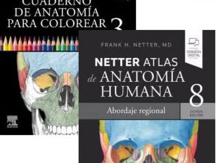 Pack Cuaderno Anatomia Colorear 3ª Ed Atlas Anatomia Humana