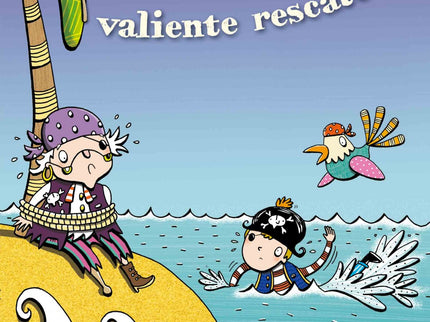 Libro Pat El Pirata Y El Valiente Rescate: La abuela Peg ha sido secuestrada y piden para liberarla el mapa del tesoro. 