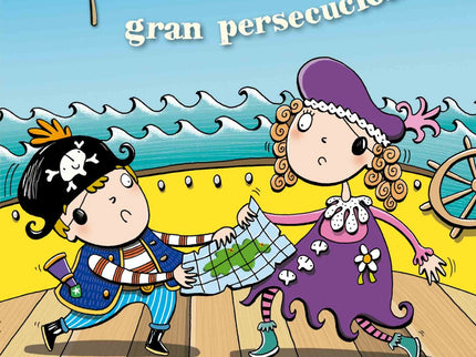 Libro Pat El Pirata Y La Gran Persecución: Pat y su prima Poppy no paran de pelear cada vez que se ven. Y los dos quiere
