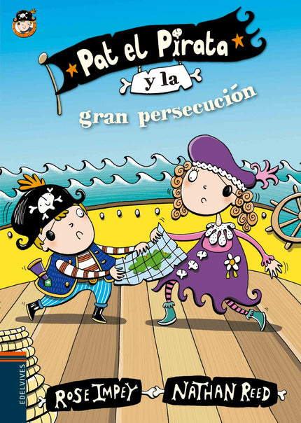 Libro Pat El Pirata Y La Gran Persecución: Pat y su prima Poppy no paran de pelear cada vez que se ven. Y los dos quiere