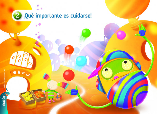 Libro Sirabun 3 Años. Globalizado: .