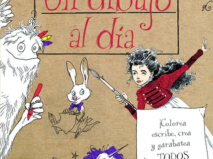 Libro Un Dibujo Al Día: : Las ilustraciones de Chris Riddell sirven como excusa para presentar un libro para dibujar los