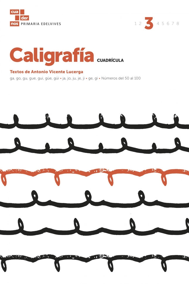 Libro Caligrafía Cuadrícula 3: .