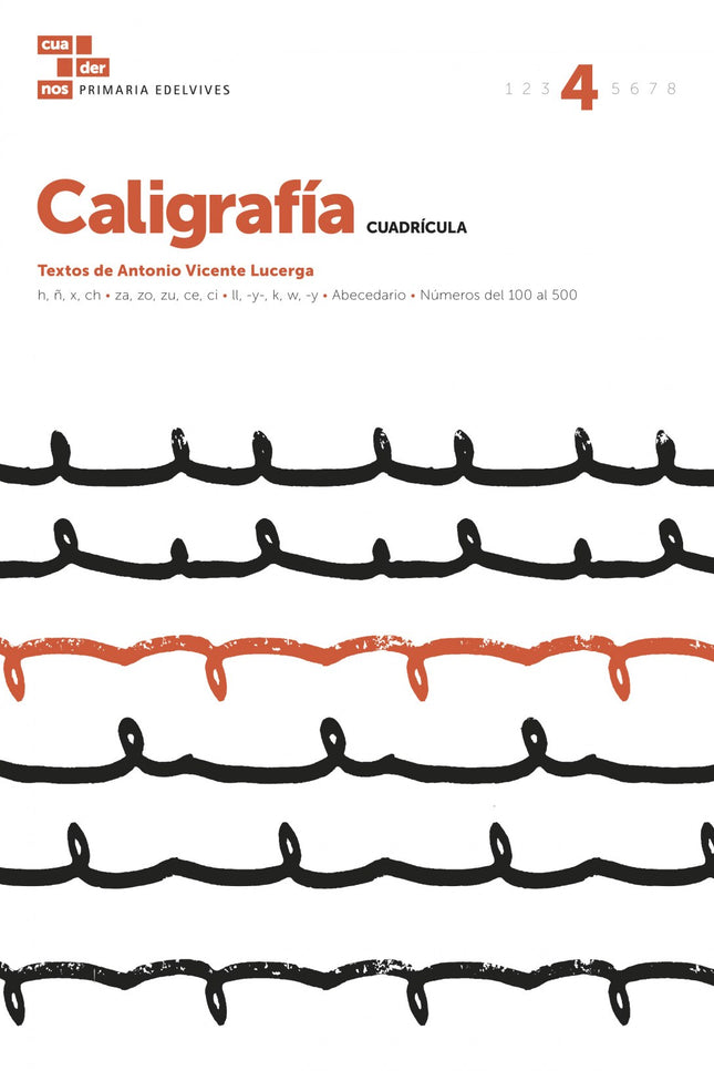 Libro Caligrafía Cuadrícula 4: .