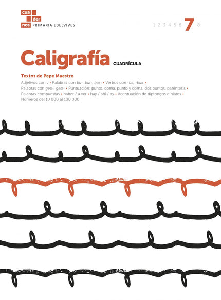 Libro Caligrafía Cuadrícula 7: .
