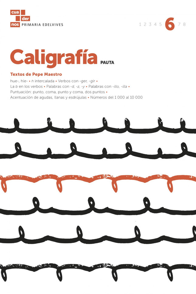 Libro Caligrafía Pauta 6: .