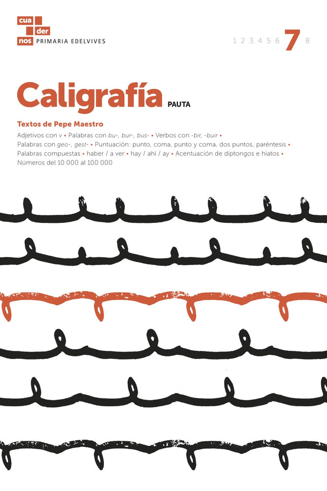 Libro Caligrafía Pauta 7: .