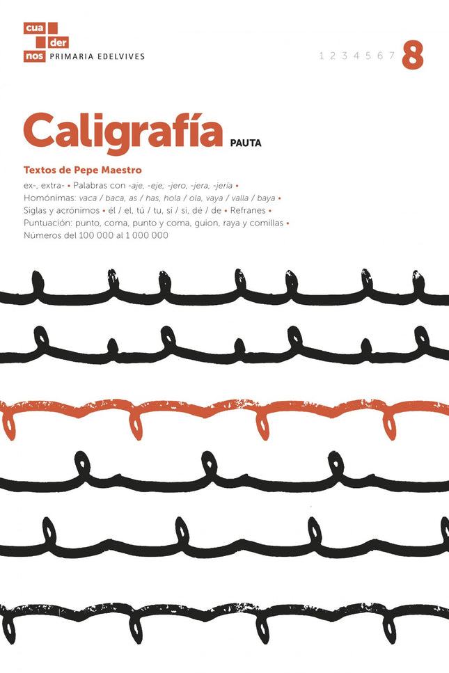  Caligrafía pauta 8  -  VV.AA.  - Tapa blanda