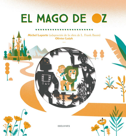 Libro El Mago De Oz: Dorothy vive con sus tíos en una granja de Kansas. Un día, mientras juega con su perro Totó, un tor