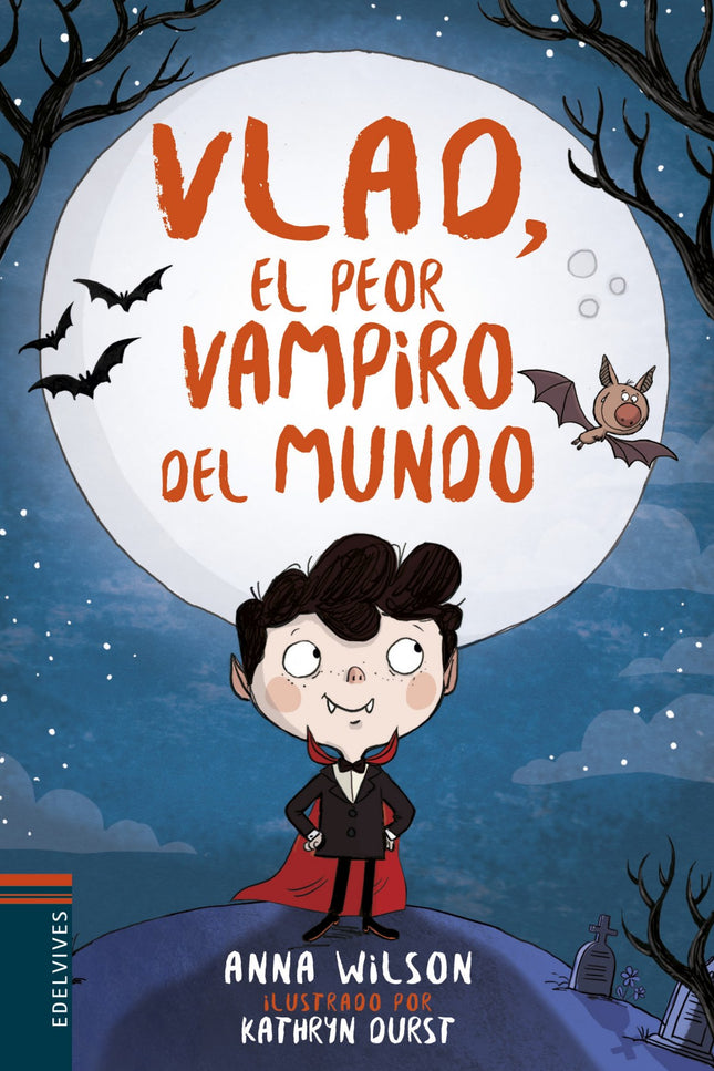 Libro Vlad, El Peor Vampiro Del Mundo: Vlad es un vampiro de ocho años normal y corriente. Lo único que lo diferencia del resto es lo mal que se le da serlo: no le gusta cómo sabe la sangre, es incapaz de transformarse en murciélago y, en lugar de dormir durante el día (como todo buen vampiro que se precie), se queda despierto hasta el anochecer leyendo una novela sobre humanos que encontró escondida en la enorme biblioteca de la Mansión Miseria.