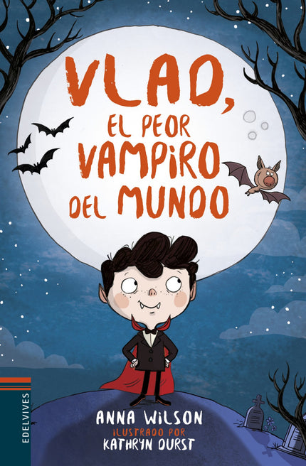 Libro Vlad, El Peor Vampiro Del Mundo: Vlad es un vampiro de ocho años normal y corriente. Lo único que lo diferencia del resto es lo mal que se le da serlo: no le gusta cómo sabe la sangre, es incapaz de transformarse en murciélago y, en lugar de dormir durante el día (como todo buen vampiro que se precie), se queda despierto hasta el anochecer leyendo una novela sobre humanos que encontró escondida en la enorme biblioteca de la Mansión Miseria.