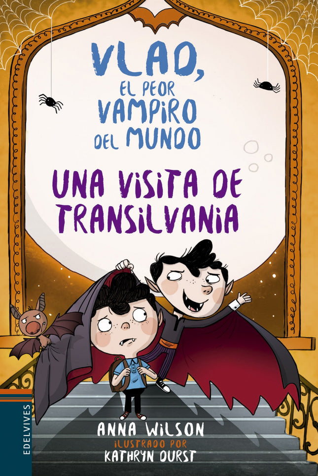 Libro Una Visita De Transilvania: Lupus Colmillo, el primo de Vlad, ha llegado desde Transilvania a pasar una temporada en Mansión Miseria. Viene a ayudar a Vlad a mejorar sus escasas habilidades vampíricas.