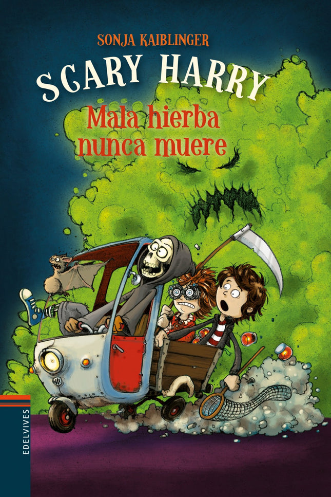 Libro Mala Hierba Nunca Muere: Mientras el fantasma Harry se va de vacaciones, toda la ciudad es asolada por una plaga de fantasmas. Entre ellos, el de un torero español fallecido, que intenta establecerse con Otto y su tía.