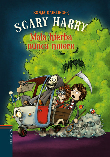 Libro Mala Hierba Nunca Muere: Mientras el fantasma Harry se va de vacaciones, toda la ciudad es asolada por una plaga de fantasmas. Entre ellos, el de un torero español fallecido, que intenta establecerse con Otto y su tía.