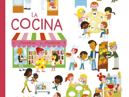 Libro La Cocina: Esta colección hará las delicias de los lectores más curiosos. La variedad de sus temas permitirá aprender a reconocer las constelaciones, el origen del ser humano, qué se puede encontrar en una granja, cómo se hace el pan o los nombres de los futbolistas más destacados de la historia, a través de información amena, clara y muy ilustrada.
